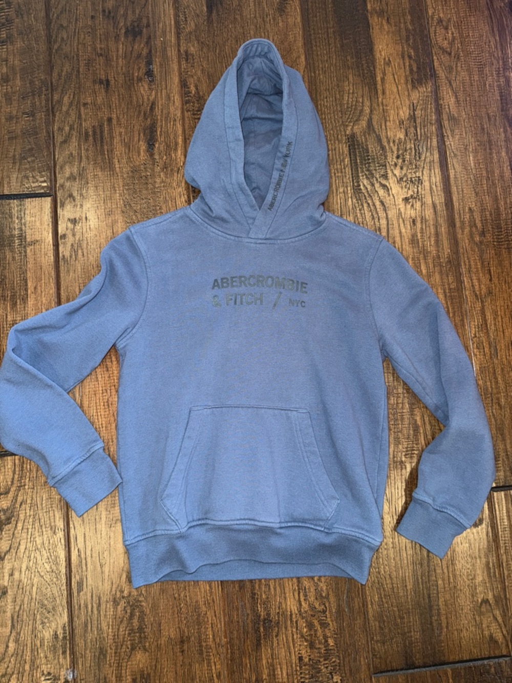 Abercrombie Kids Dusty Blue Hoodie. Boys SIZE 9/10. Good used condition.